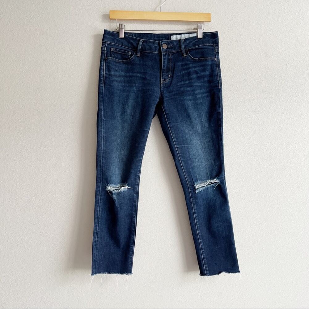 Treasure & Bond Distressed Cropped Mid Rise Skinny Fit Jeans Size 28 - Picture 3 of 8
